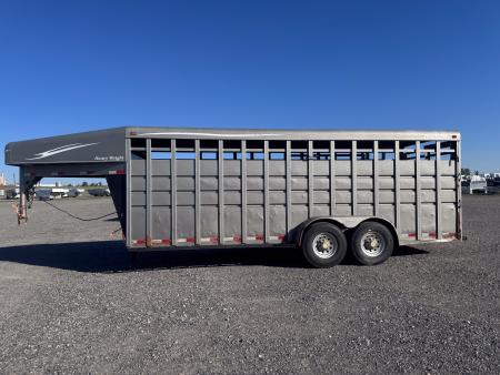 Used 2008 Travalong 20' Heavyweight Stock Trailer