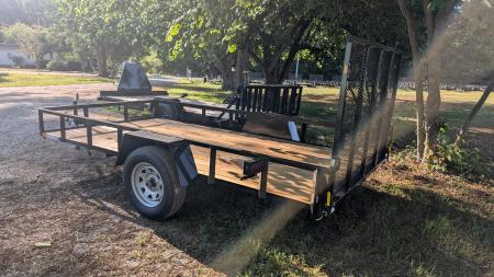 New 2026 AMO 76x12 Utility Trailer