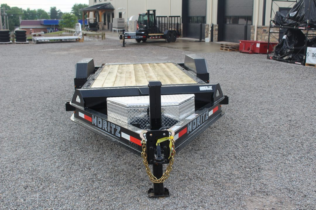 New 2026 Moritz 7' x 16' + 4' Low Pro - Gravity Tilt - Tilt Trailer - 16000# GVW