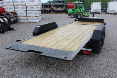 New 2026 Moritz 7' x 16' + 4' Low Pro - Gravity Tilt - Tilt Trailer - 16000# GVW