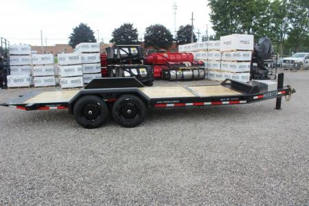 New 2026 Moritz 7' x 16' + 4' Low Pro - Gravity Tilt - Tilt Trailer - 16000# GVW