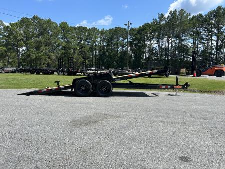 New 2026 Down 2 Earth Trailers 7x20 Tilt Car Hauler / Light Equipment, #6650 lbs Payload