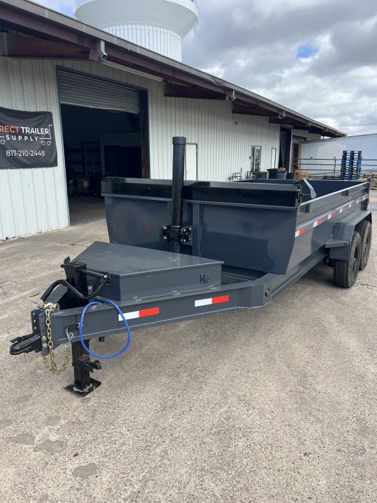 New 2026 Direct Trailer Supply 14'x2'x7' Telescopic 14k Dump Trailer