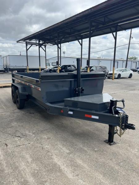 New 2026 Direct Trailer Supply 14'x2'x7' Telescopic 14k Dump Trailer