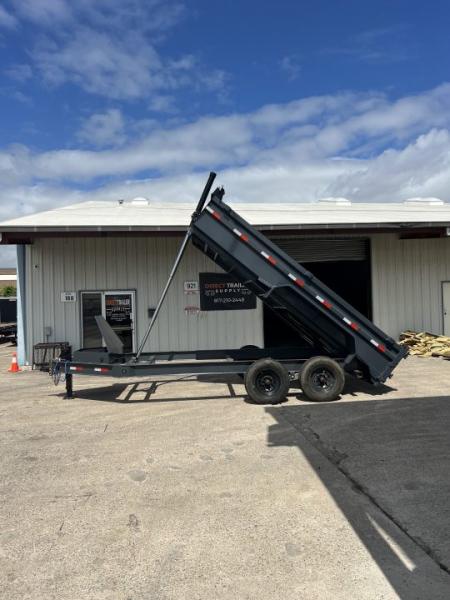 New 2026 Direct Trailer Supply 14'x2'x7' Telescopic 14k Dump Trailer