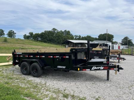 New 2026 Liberty 83X14 LIBERTY 17.5K TELESCOPIC w/ Hydraulic Jack Dump Trailer