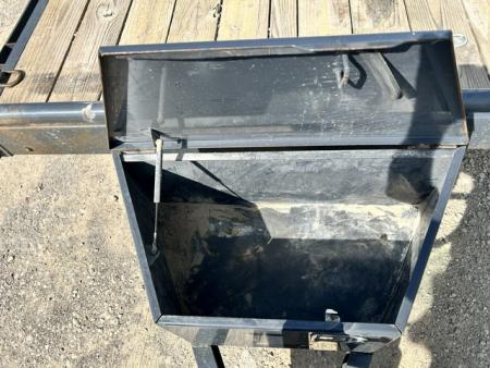 Used 2022 Lamar Trailers 83"x22' HD 16k Equipment Trailer Stand up ramps Equipment Trailer
