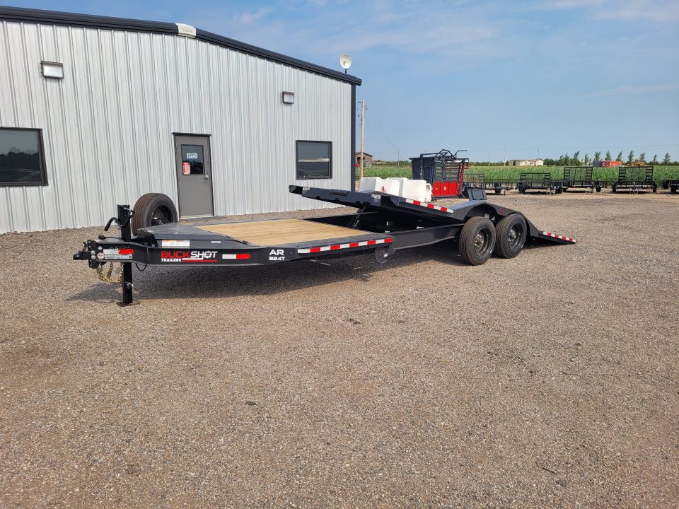New 2027 Buckshot 102"x24' BP Tilt Trailer W/8K Axles