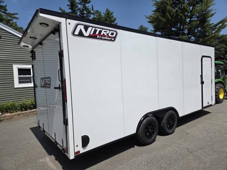 New 2026 Nitro 8.5x20 enclosed cargo trailer aluminum extra height with spoiler torsion axles Cargo / Enclosed Trailer