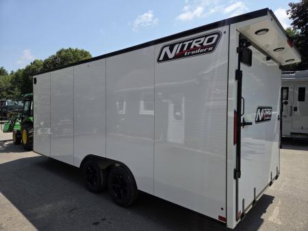 New 2026 Nitro 8.5x20 enclosed cargo trailer aluminum extra height with spoiler torsion axles Cargo / Enclosed Trailer