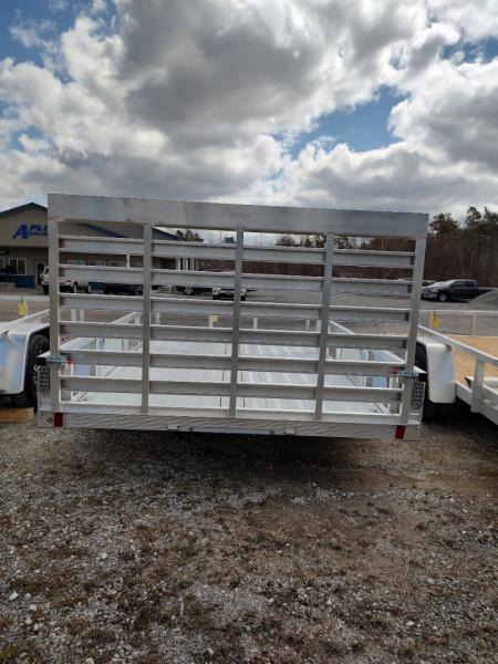 New 2027 Sport Haven AUT7X12D- Deluxe Aluminum Tube Top Utility Trailer