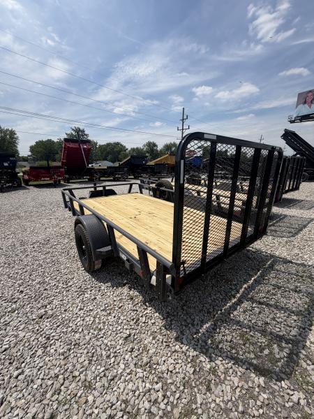 New 2027 RAWMAXX UTX1283BP3.5K Utility Trailer 83X12 SA STRAIGHT DECK (GVW:3500) SHADOW GRAY