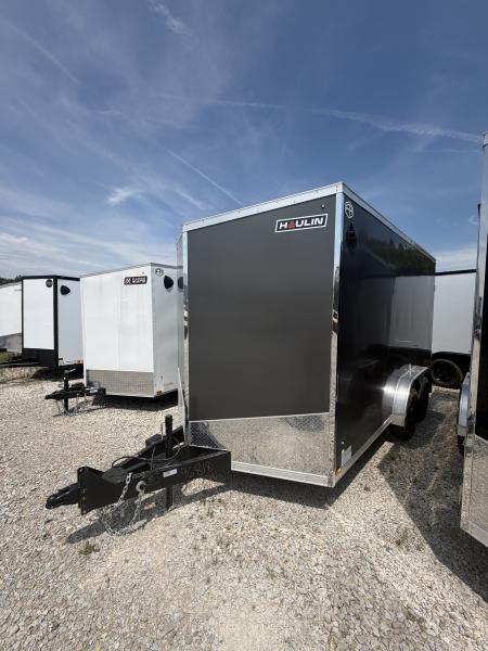 New 2027 HAULIN ENCLOSED HLAFT714TA2 90X14 TA RAMP DOOR (GVW:7000) CHARCOAL