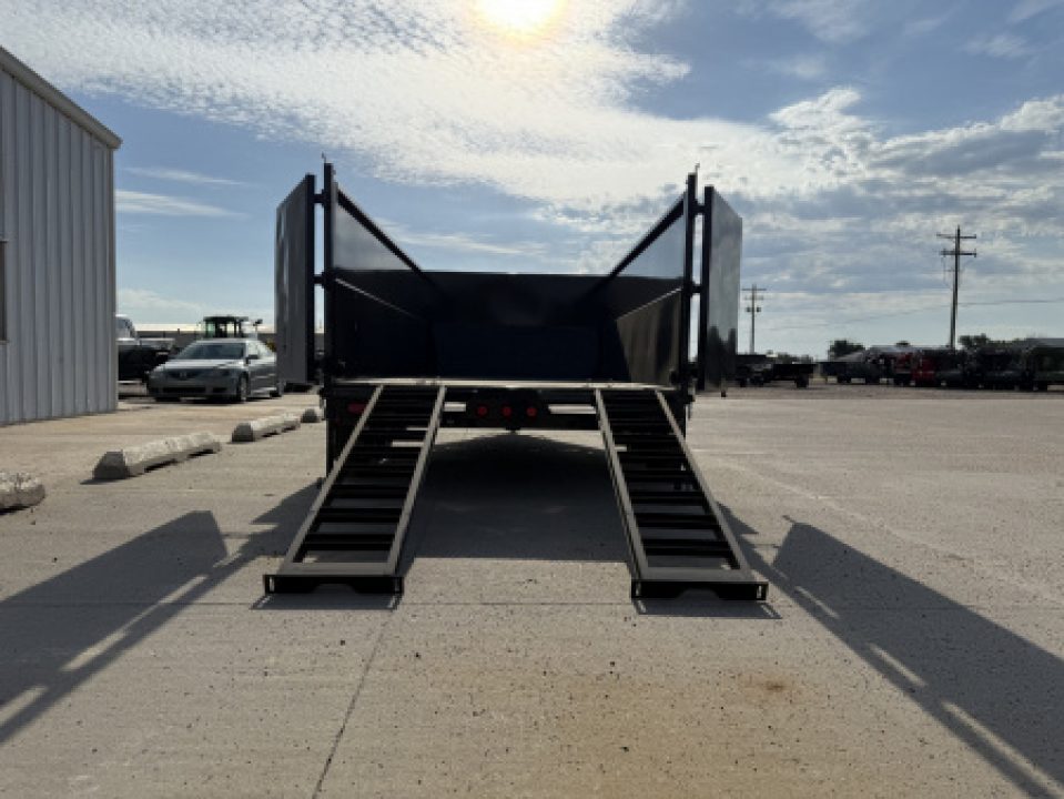 New 2027 PJ Trailers 83" x 14' X 48' Sides DT Dump Trailer