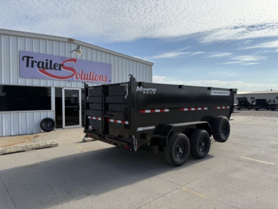 New 2027 PJ Trailers 83" x 14' X 48' Sides DT Dump Trailer