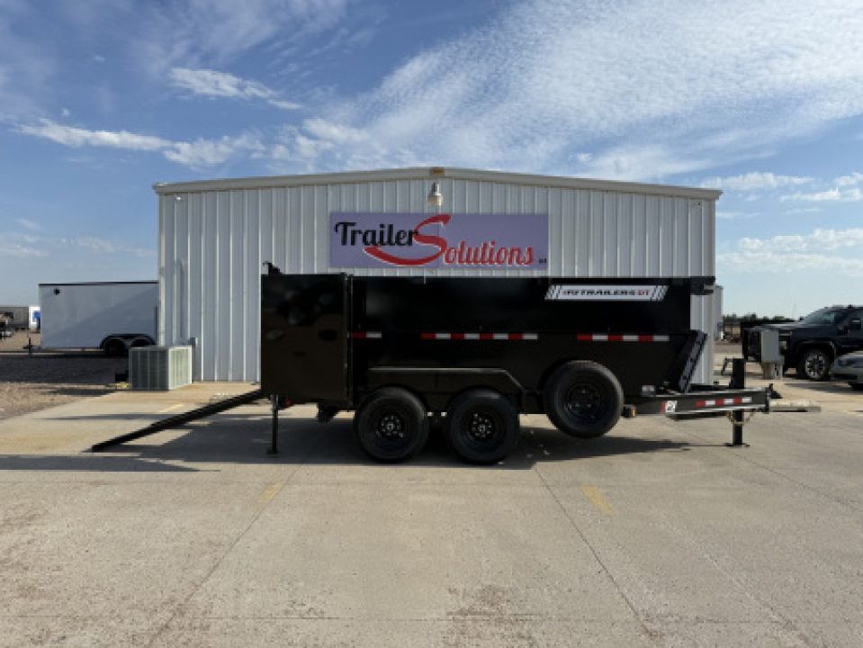 New 2027 PJ Trailers 83" x 14' X 48' Sides DT Dump Trailer
