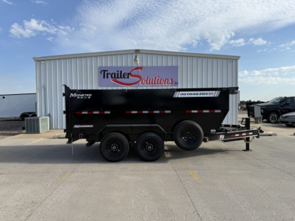 New 2027 PJ Trailers 83" x 14' X 48' Sides DT Dump Trailer