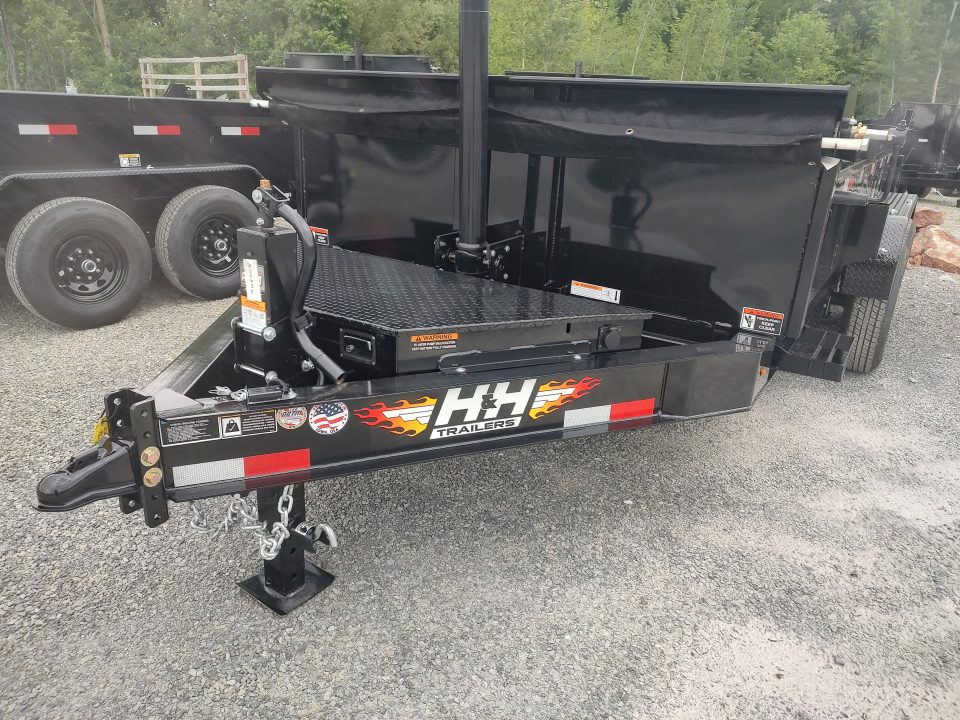 New 2026 H&H Trailers 7X14 HD Dump Trailer 14K GVW