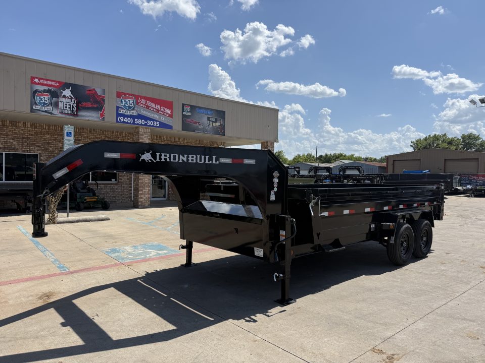 New 2027 Iron Bull DTG 16’x83”x2’ Dump Trailer