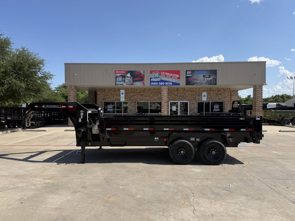 New 2027 Iron Bull DTG 16’x83”x2’ Dump Trailer