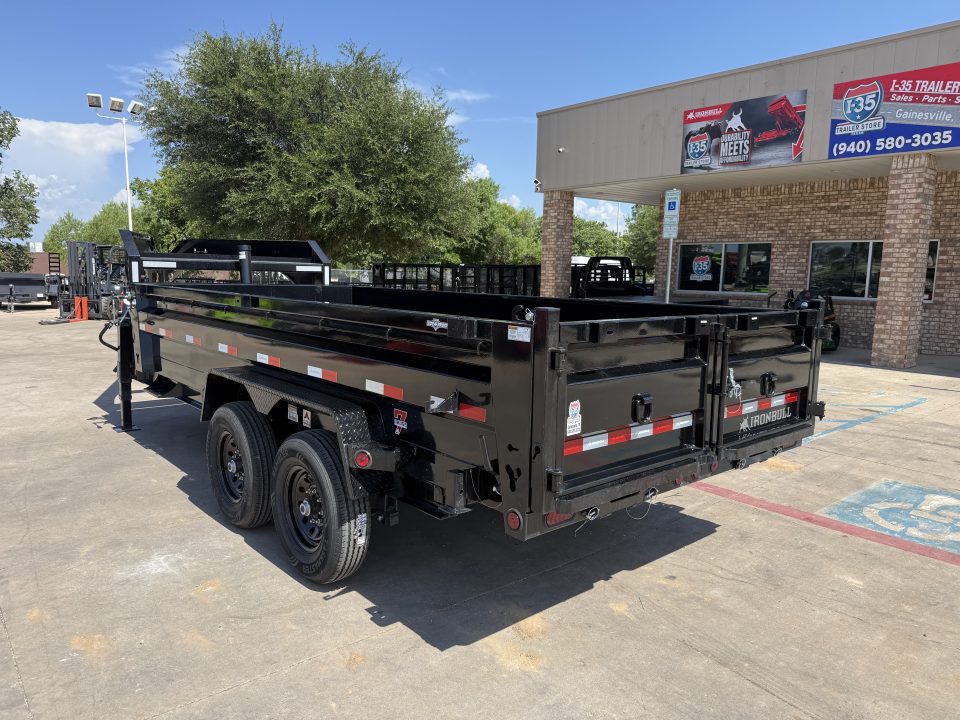 New 2027 Iron Bull DTG 16’x83”x2’ Dump Trailer