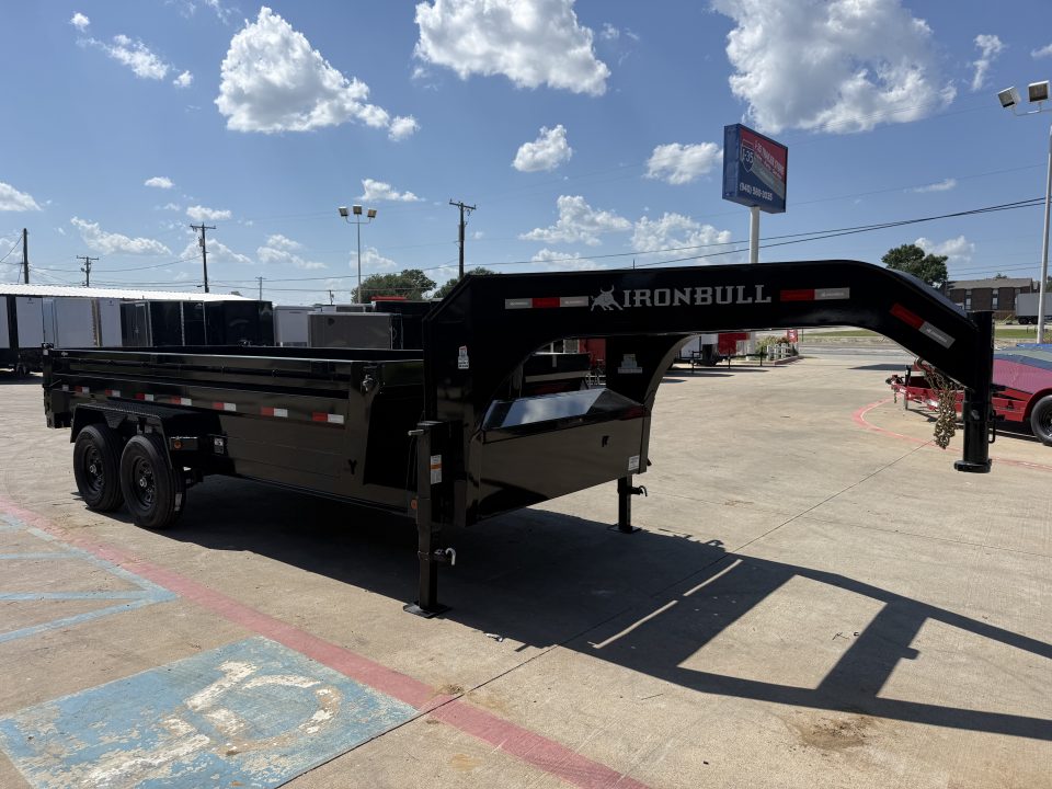 New 2027 Iron Bull DTG 16’x83”x2’ Dump Trailer