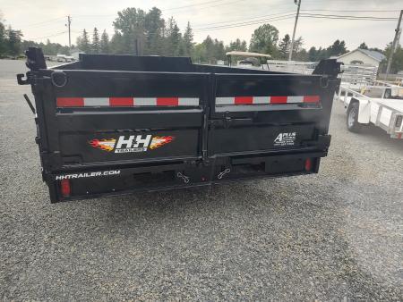 New 2026 H&H Trailers 7X14 HD Dump Trailer 14K GVW