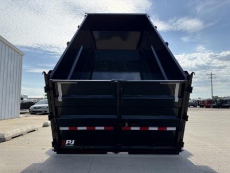 New 2027 PJ Trailers 83" x 14' X 48' Sides DT Dump Trailer