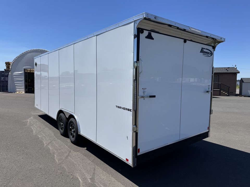 New 2025 Formula 8.5x24 Traverse Enclosed Carhauler Trailer w/ Upgrades 10K GVWR