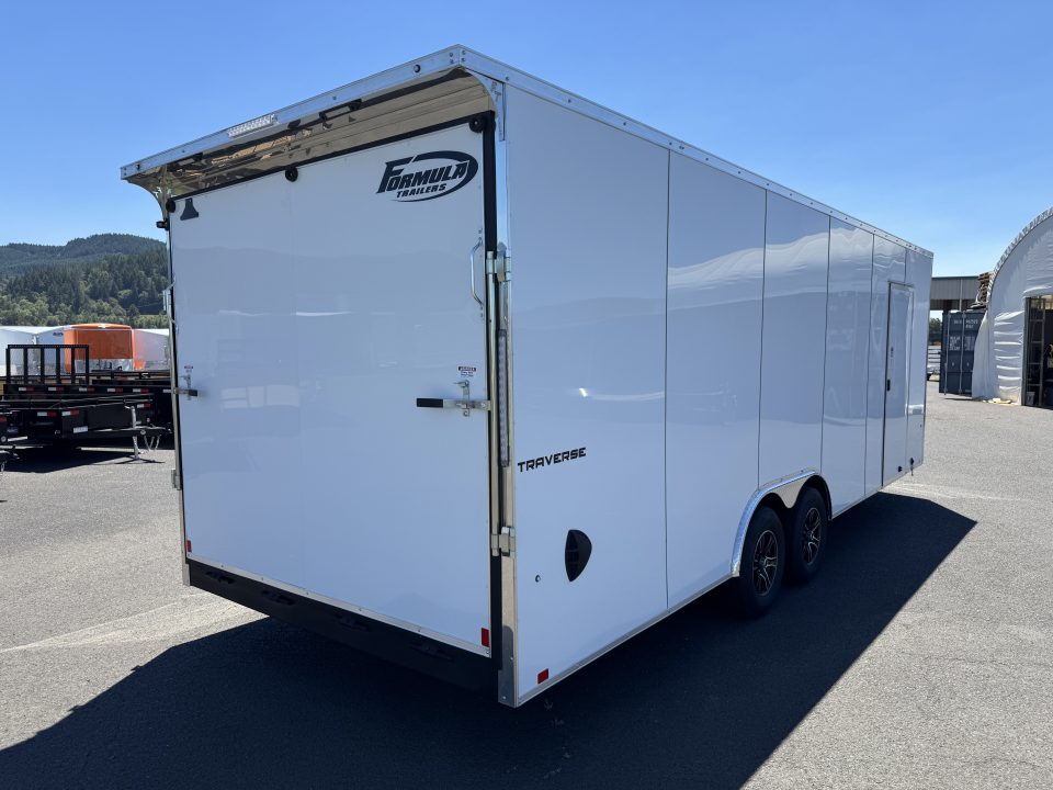 New 2025 Formula 8.5x24 Traverse Enclosed Carhauler Trailer w/ Upgrades 10K GVWR