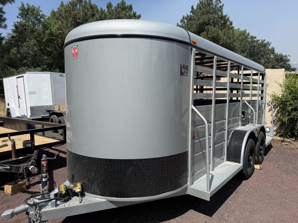 New 2026 W-W Trailer 6X16 All around Stock / Stock Combo Trailer