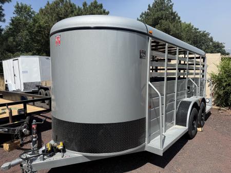 New 2026 W-W Trailer 6X16 All around Stock / Stock Combo Trailer