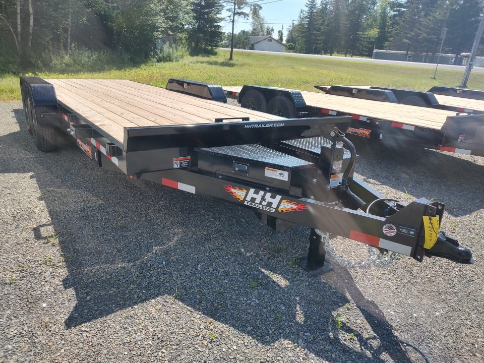New 2026 H&H Trailers 7X22 Power Tilt-bed car/equipment 14K