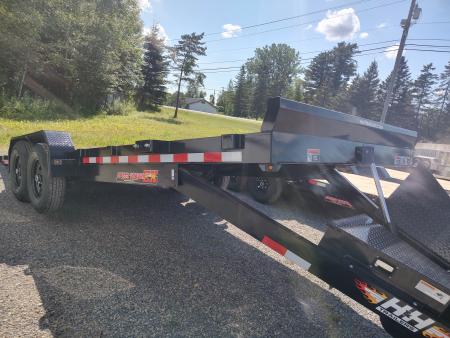 New 2026 H&H Trailers 7X22 Power Tilt-bed car/equipment 14K