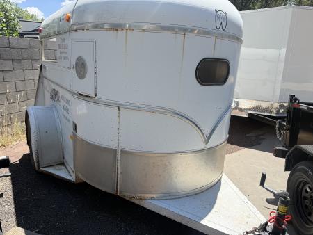Used 1997 W-W Trailer 2 Horse Stock / Stock Combo Trailer