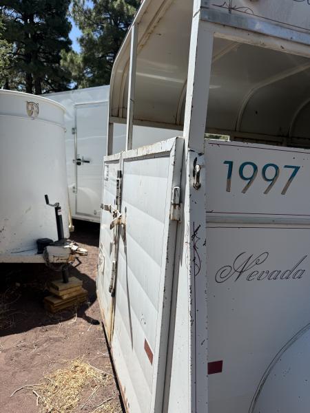 Used 1997 W-W Trailer 2 Horse Stock / Stock Combo Trailer