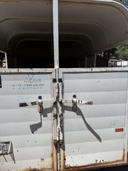 Used 1997 W-W Trailer 2 Horse Stock / Stock Combo Trailer