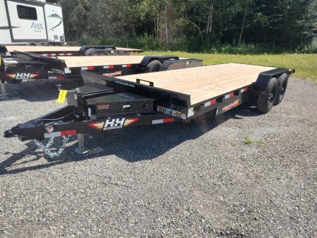 New 2026 H&H Trailers 82x20 Tilt Speed Loader Car Hauler Trailer, 10K
