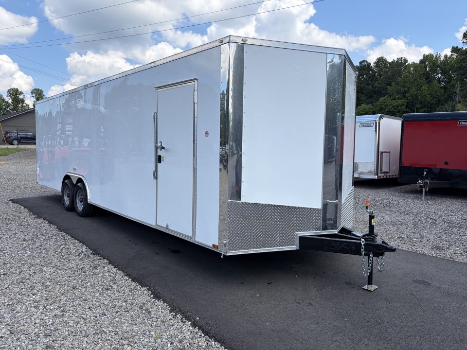 New 2027 Spartan 8.5x28 Enclosed Cargo Trailer, 10K GVWR, 16" On Center Frame Construction, Polycor