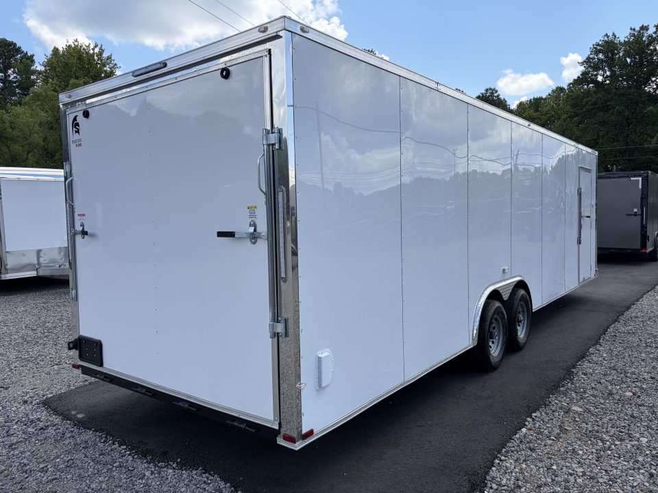 New 2027 Spartan 8.5x28 Enclosed Cargo Trailer, 10K GVWR, 16" On Center Frame Construction, Polycor