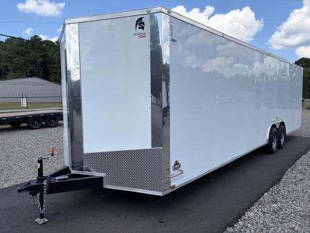 New 2027 Spartan 8.5x28 Enclosed Cargo Trailer, 10K GVWR, 16" On Center Frame Construction, Polycor