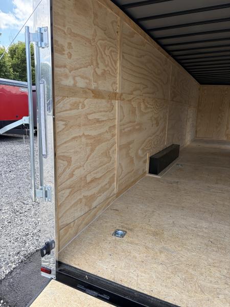 New 2027 Spartan 8.5x28 Enclosed Cargo Trailer, 10K GVWR, 16" On Center Frame Construction, Polycor