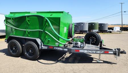 New 2027 Chute Help 1500 Gallon Water Wagon Tank Trailer
