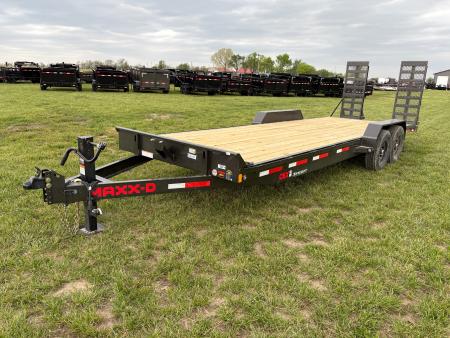 New 2026 MAXX-D 83x24 Tandem 15K Equipment Trailer W/ Stand Up Ramps