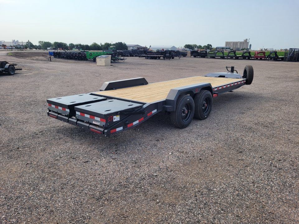 New 2027 Buckshot 83"x22' BP Equipment/Car Trailer W/8K Axles