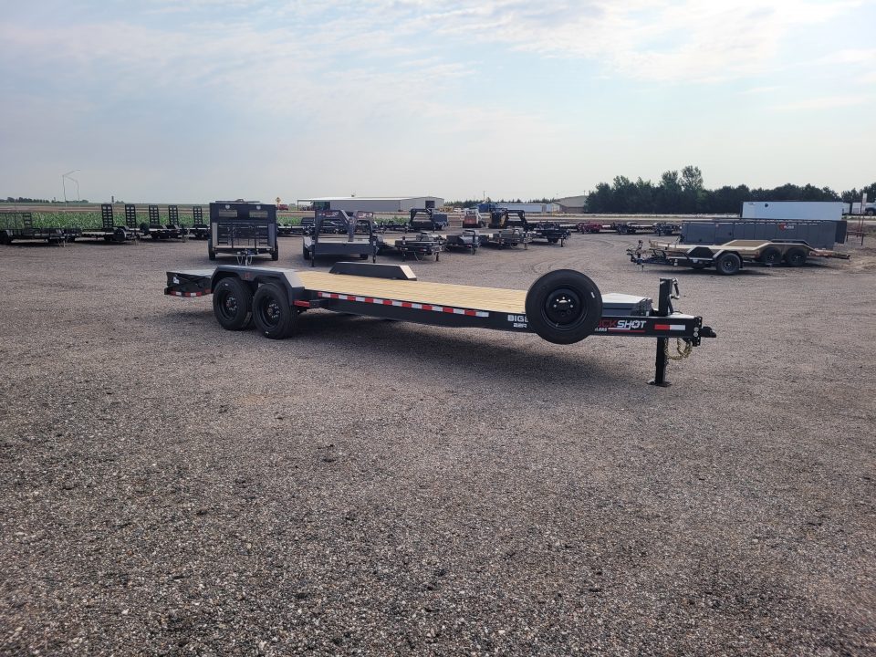 New 2027 Buckshot 83"x22' BP Equipment/Car Trailer W/8K Axles