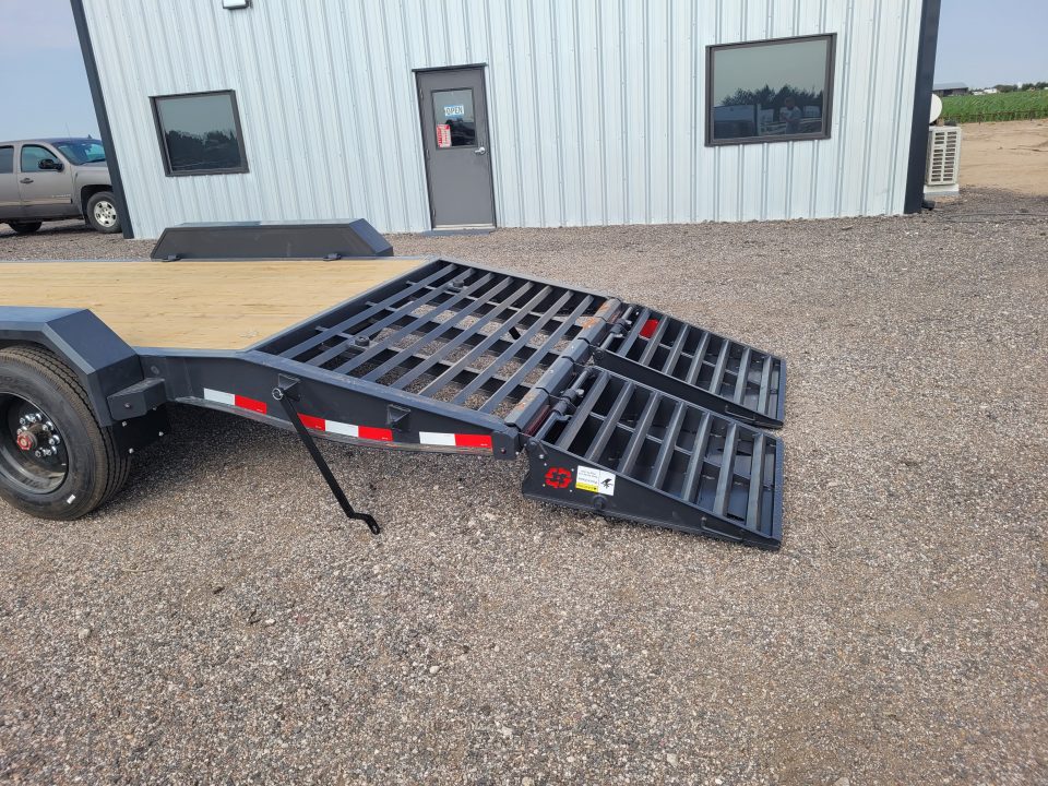 New 2027 Buckshot 83"x22' BP Equipment/Car Trailer W/8K Axles