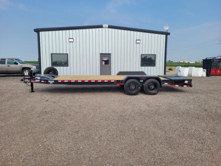 New 2027 Buckshot 83 x22' BP Equipment/Car Trailer W/8K Axles