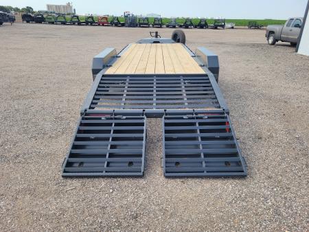 New 2027 Buckshot 83"x22' BP Equipment/Car Trailer W/8K Axles