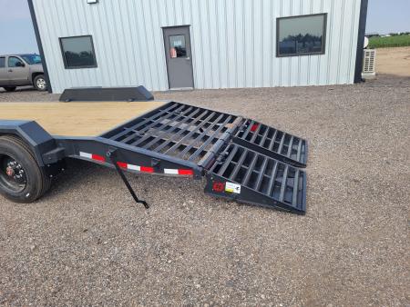 New 2027 Buckshot 83"x22' BP Equipment/Car Trailer W/8K Axles